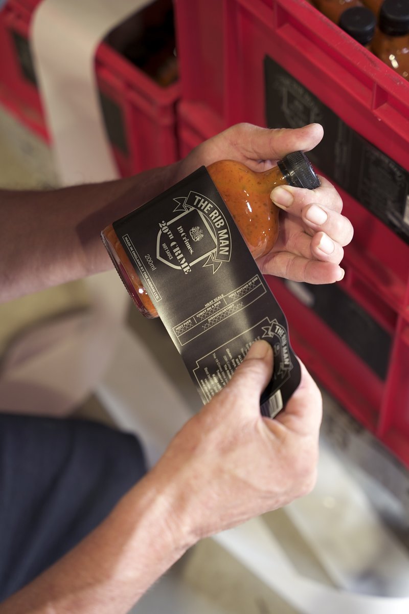 theribman's tweet image. Excited to officially announce that I've partnered with @19Crimes UK to create a banging new, red-wine-infused hot sauce, #20thCrime - It’ll be one to remember! Available to purchase on my webstore from Monday #19CrimesXTheRibMan #JoinTheRebellion  #BeDrinkAware #Ad"