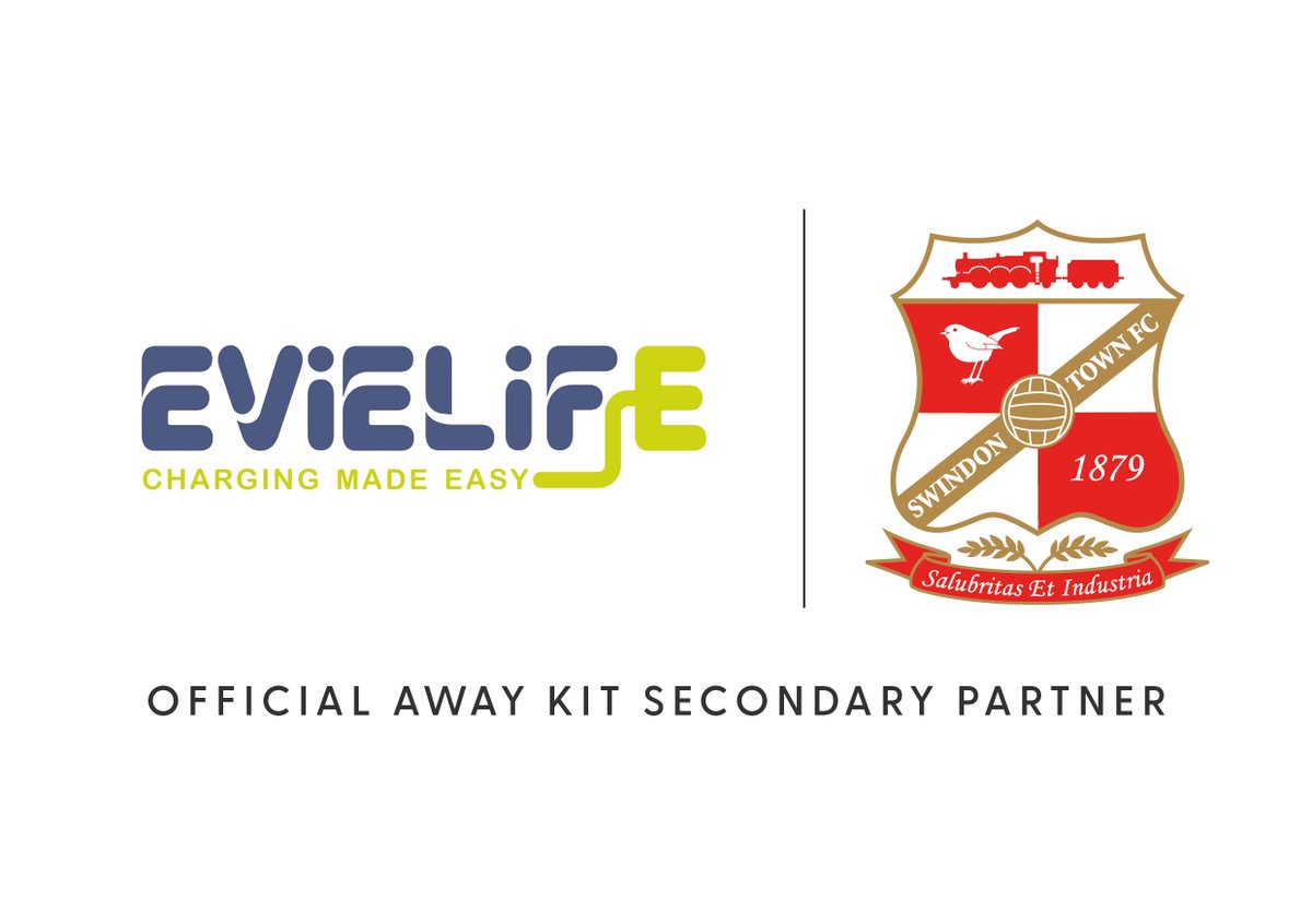 Official_STFC's tweet photo. 🤝 | Swindon Town are delighted to welcome @EvieLifeUK as our Official Away Back of Shirt Sponsor for the 2022-23 season!

👇

#STFC 🔴⚪️
https://t.co/upOUcEC7AO https://t.co/AtDhlB1ZOI