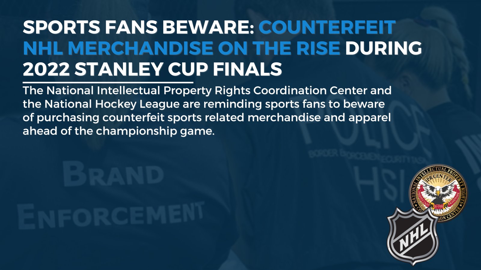 Avs fans warned of counterfeit Stanley Cup merchandise 