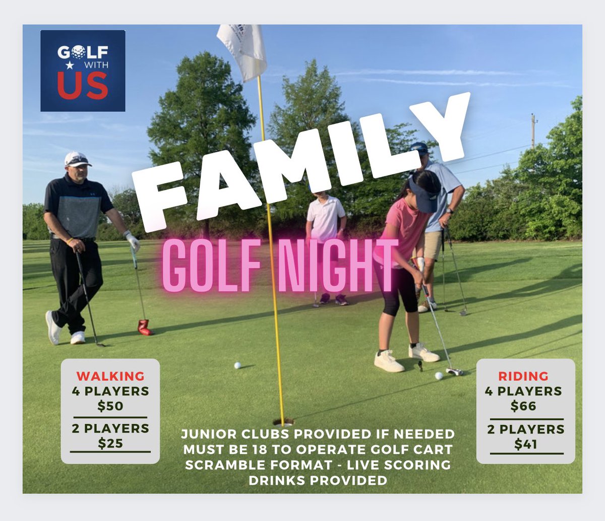 MentelMemorial's tweet photo. Family Golf Night is here. And what a great Fathers Day gift idea! Use the signup link below ⬇️

https://t.co/CkWar7RWHi https://t.co/oLdG7Ns5Wk