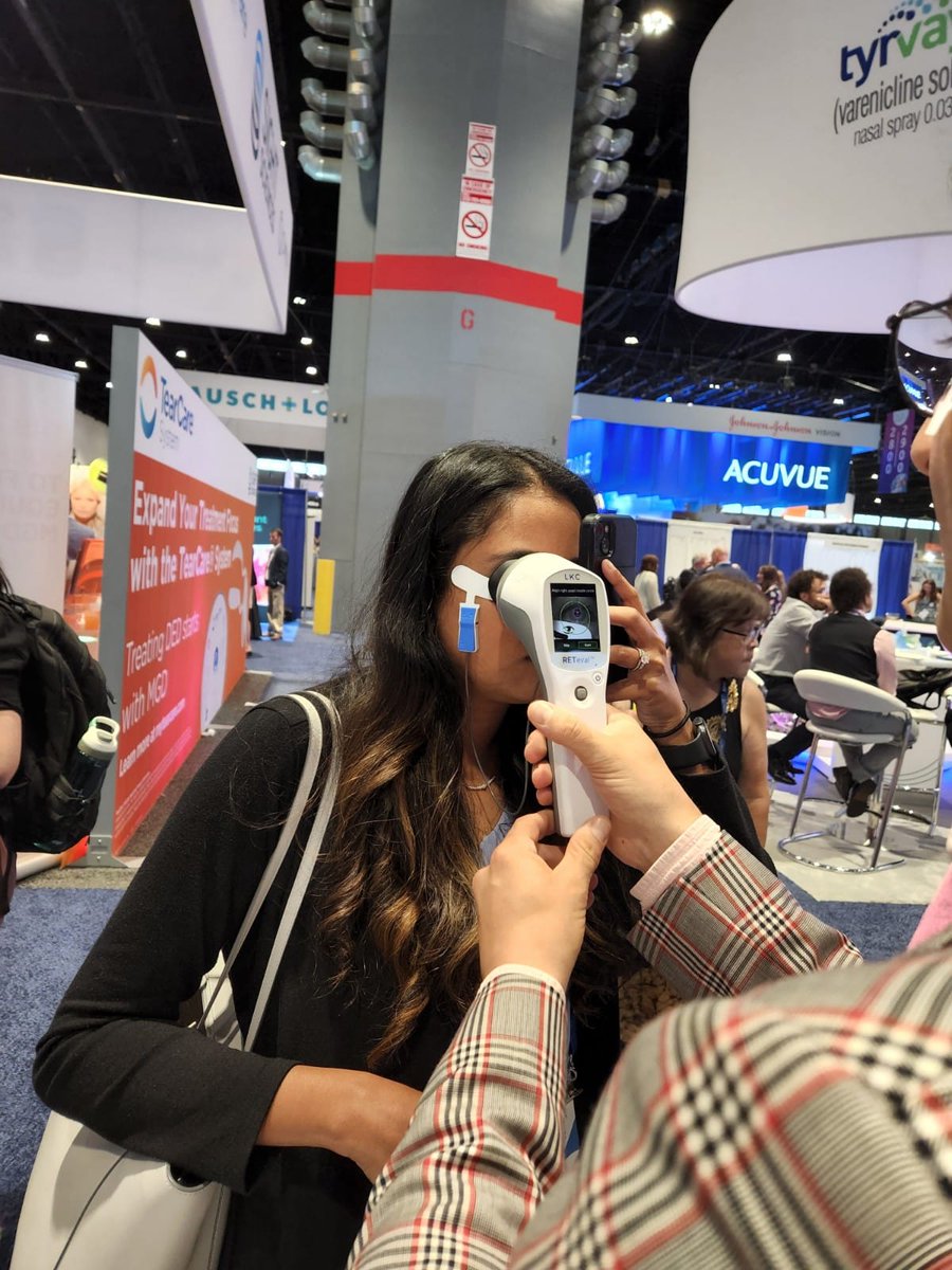 LKCTech's tweet photo. Drop by #3502 at the @AOAConnect meeting in Chicago. See the #diabeticretinopathy protocol on #RETeval Device in action— superior retinopathy progression risk assessment compared to the current standard of care! #diabetes #optometry #retina #electroretinography @iscev_org https://t.co/BhBPZjhSe7