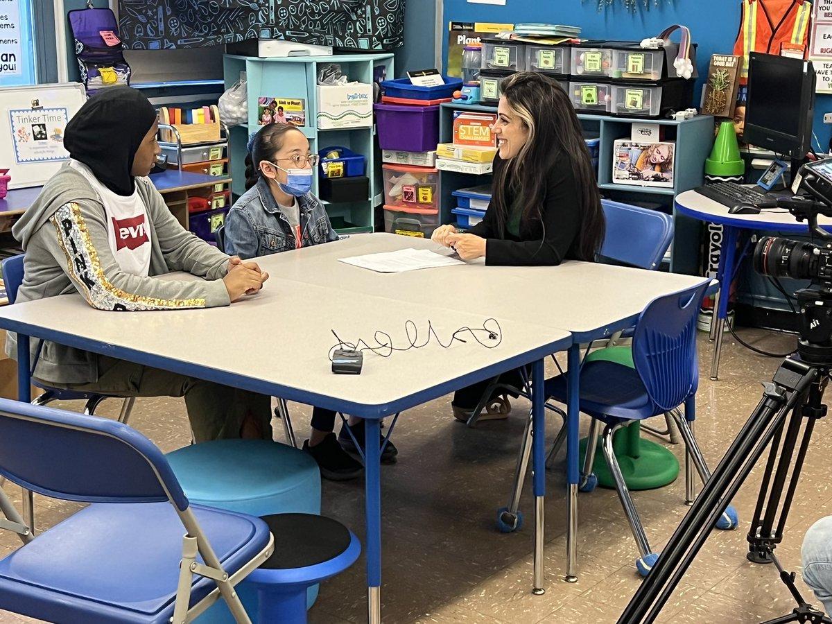 Thank you <a href="/JPatanio/">Jackie Patanio</a> for interviewing some of our students from our #edtechteam 👩🏽‍💻👨🏽‍💻💻💻led by @MsDinsmore_ ! They were so excited to share the wonderful work they do <a href="/PS10FortHill/">PS10 FORT HILL</a> ! @SIBOD31 @teacherromero72 <a href="/jenn_funes/">Jenn Gonzalez Funes</a> <a href="/DrMarionWilson/">Dr. Marion Wilson</a> <a href="/CChavezD31/">Christine Chavez</a>