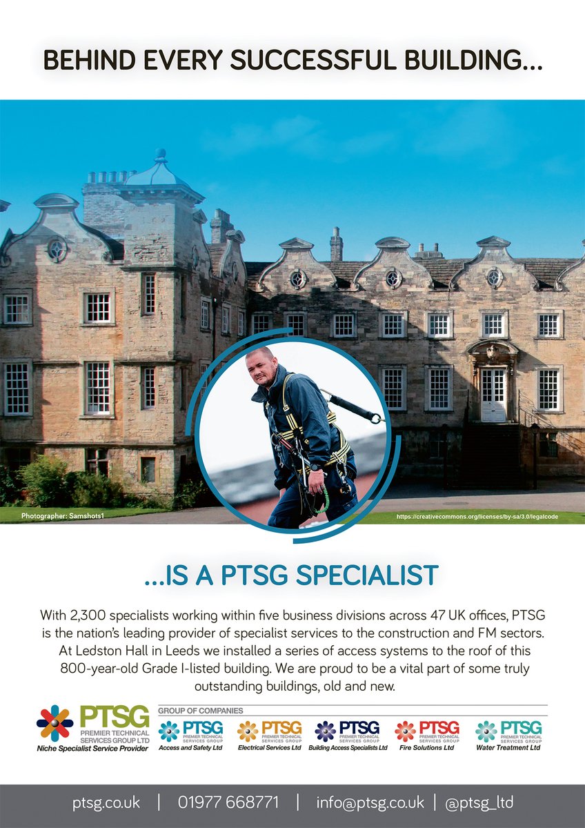 FMUKmagazine1's tweet image. In the June issue of FMUK: Behind every successful building is a PTSG specialist.
fmuk-online.co.uk/directory/60-p…
Premier Technical Services Group Ltd (PTSG)
#FacilitiesMgmt #facman #firesolutions #access #safety #electrical #security #building #specialist #construction