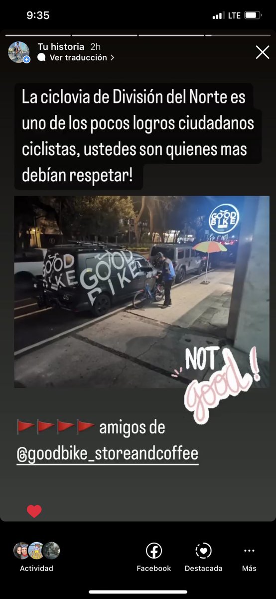 BicireporteraDF's tweet photo. ¿QUIÉN TE PAGÓ POR ESTE POST⁉️

Así prefieren contestar mis amigos de #Goodbike División del Norte, en lugar de aceptar su error.

Y entiendan amigos, el estacionamiento en Ciclovía NO ES NEGOCIABLE, no es área de carga y descarga, no es temporal! ES EXCLUSIVO PARA 🚲🛴 https://t.co/EJ4oQrEd2c