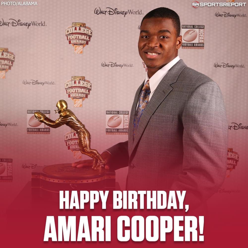 Happy 28th birthday too  Amari cooper 