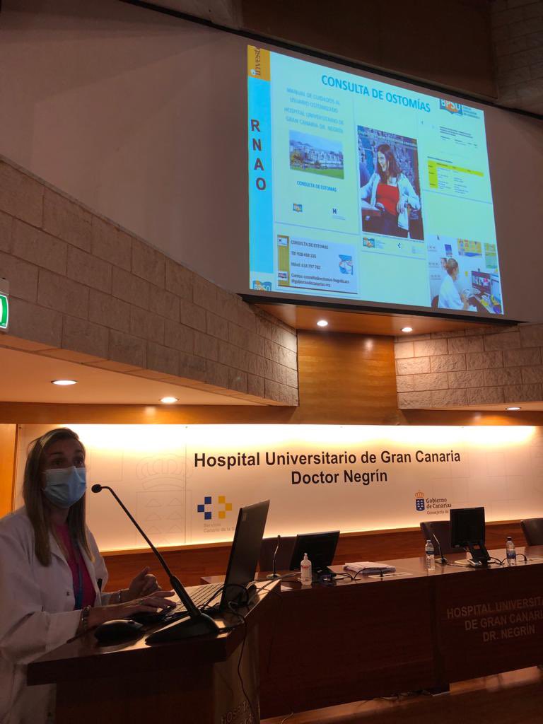 LeticiaBenitezS's tweet photo. Concluye una semana intensa de formación @BpsoCanarias en #NegrinInnova más que contentos y agradecidos con la asistencia de más de 1000 profesionales a las distintas sesiones en #ostomias #accesosvasculares #caidas #lesionesporpresion Cada vez más cerca del objetivo 🎯 https://t.co/bRV3kzJExX