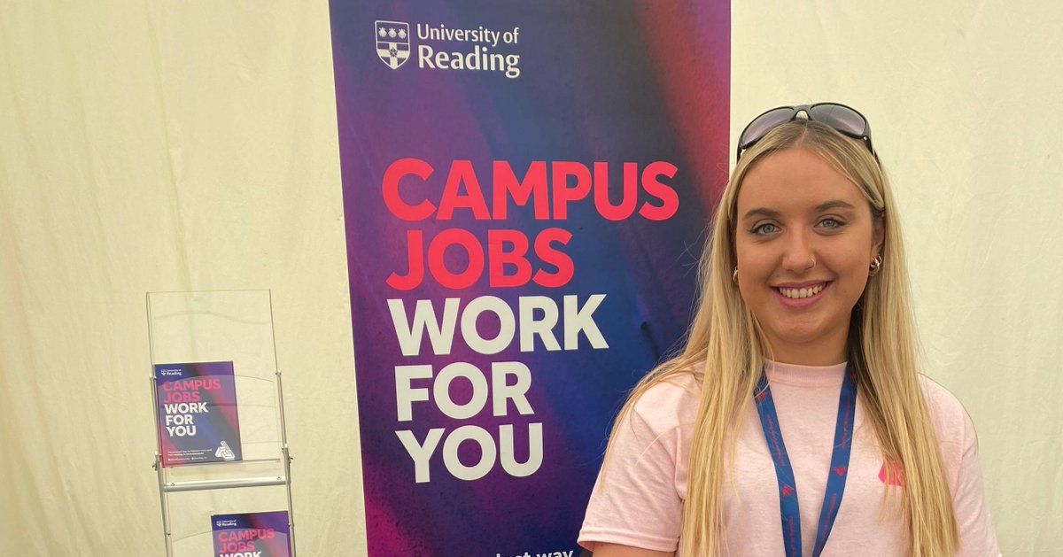 Since August 2021, we've employed 2,100 students on campus in various roles such as Administrators, Research Assistants, Personal Trainers at our SportsPark, Inclusion Officers and bar staff.

Find out more about our Campus Jobs at our Open Day or visit reading.ac.uk/essentials/Cam…
