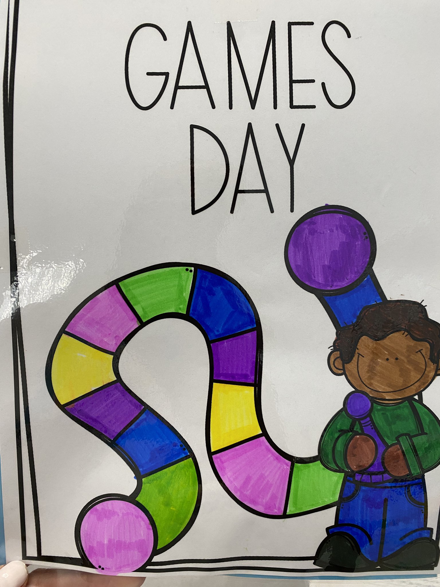 Mrs. Levis on Twitter: "The final Countdown Day activity- Games Day
