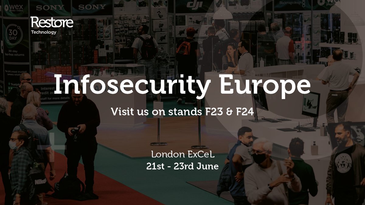 We're only days away from Infosecurity Europe!

Visit us on stands F23 &amp; F24

○ Expert IT lifecycle insights
○ Ultra secure solutions
○ Giveaway competition &amp; more

ExCel London. June 21-23