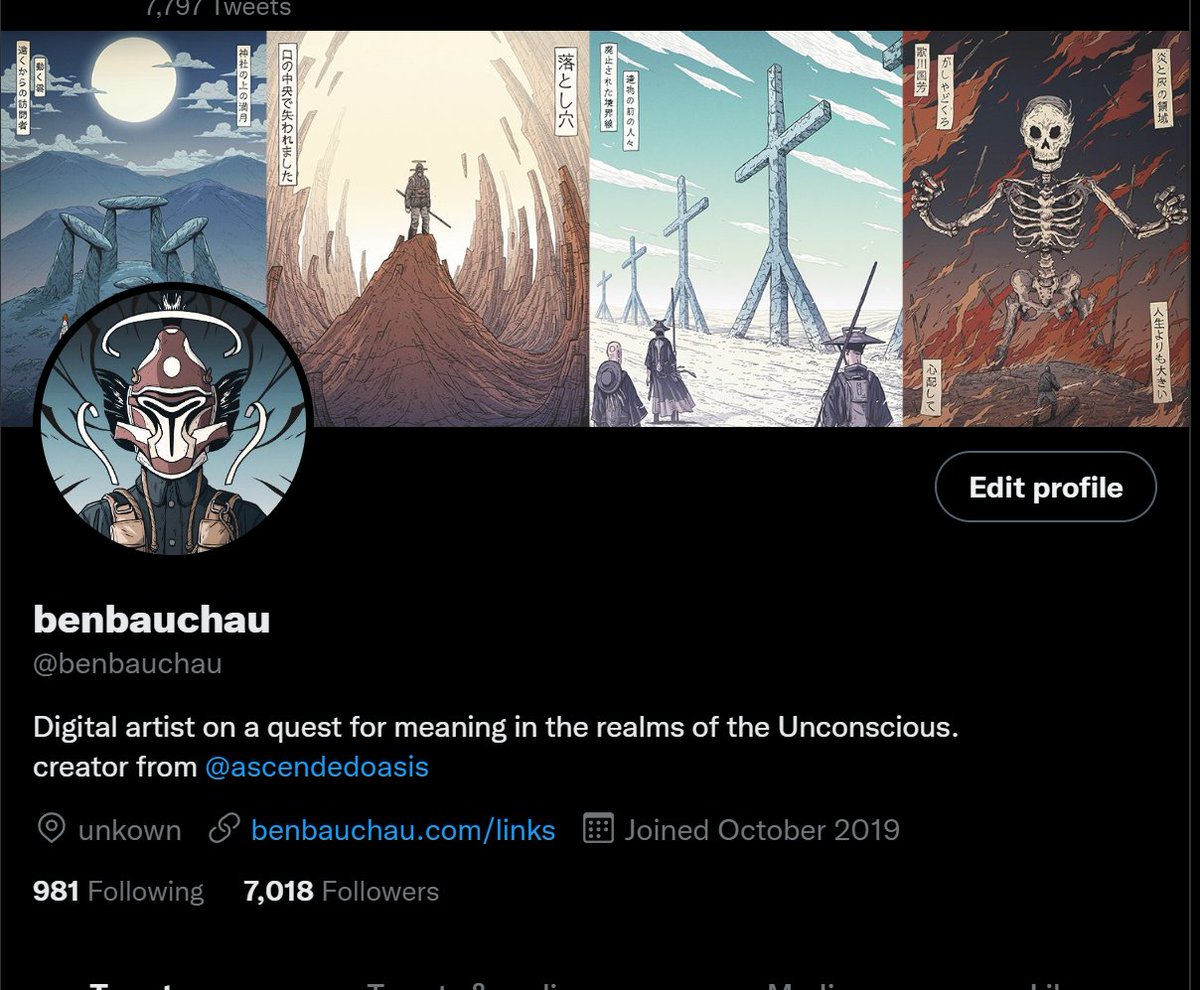 benbauchau's tweet photo. 7K is a PERFECT reason to celebrate on a Friday evening 🙌
Thank you all so much 🖤 humbled and honored to share my work with you all 🫡 https://t.co/88yWcKy02y