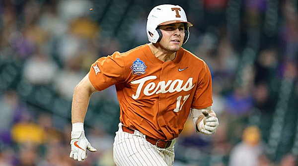 HowserTrophy's tweet photo. Selected by the @NCBWA, our 2022 Dick Howser Trophy winner presented by The Game Headwear: Ivan Melendez of @TexasBaseball. https://t.co/fiyFTSJyPR https://t.co/GMEN0osweo