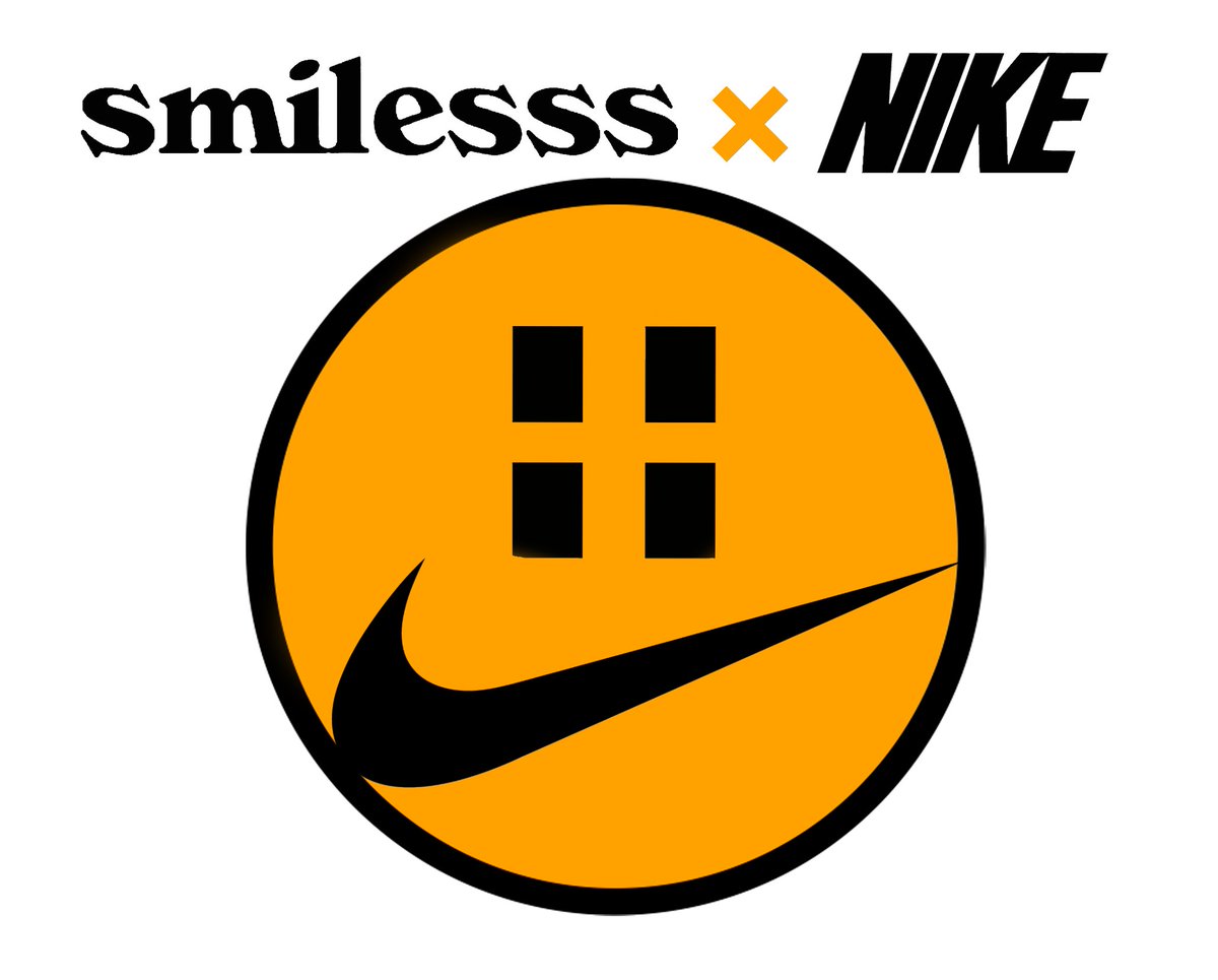 SoheilAhmadi19's tweet photo. From a visual/logo standpoint, I think a potential @smilesss * @Nike collab could look cool!
Any thoughts? https://t.co/iogygHVnpI