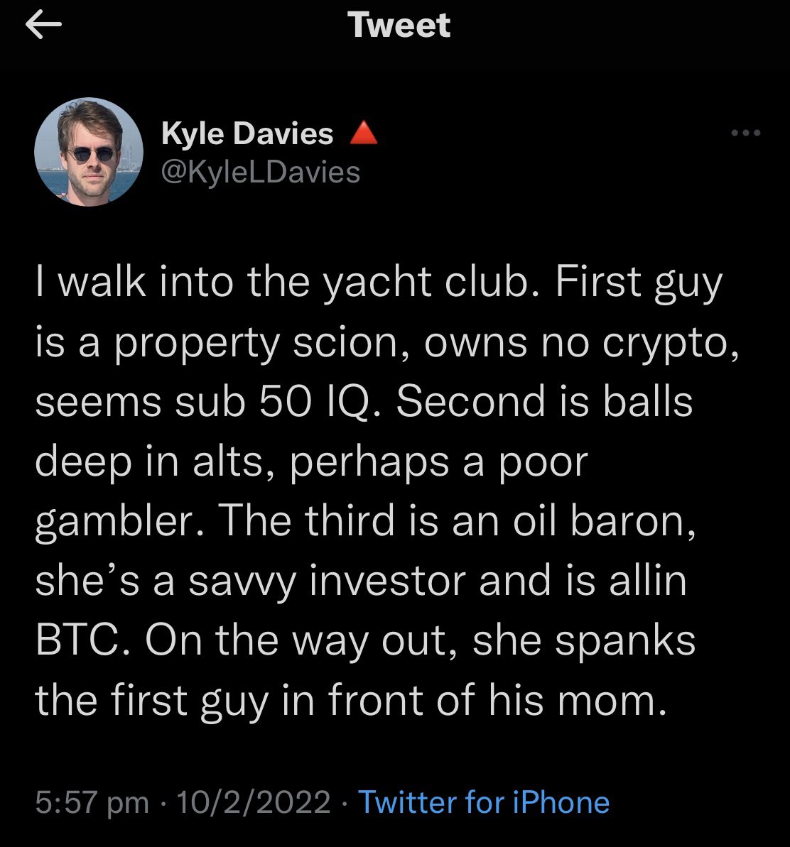 Sentosa26463014's tweet photo. @reptilepres Wonder if there is much spanking going on at the yacht club now! https://t.co/7POKAtlOmP