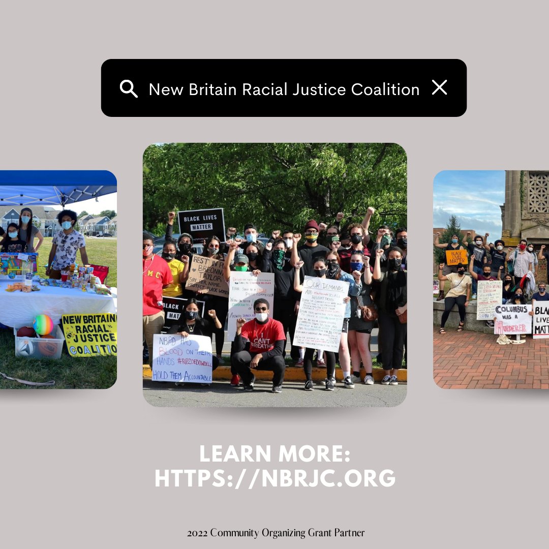 PeaceDevFund's tweet photo. Today, we are excited to spotlight the New Britain Racial Justice Coalition! NBRJC is composed of working class people organizing to promote racial and economic justice. 

Learn more by visiting @nbracialjustice !

#PeaceDevelopmentFund
#2022GrantPartners
#NBRJC
#MutualAid https://t.co/O1eCGlfZte