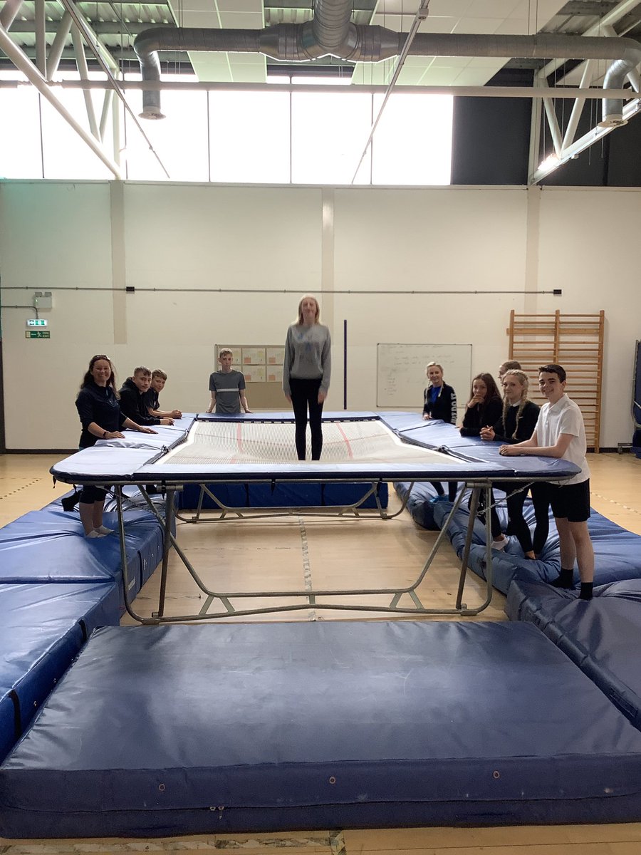 GHS_PEdept's tweet photo. Our senior grouped loved Trampolining yesterday! So much fun had learning some new skills π€©π€Έπ½ββοΈππ #GHSWellbeingWeek @GHSfalkirk https://t.co/kcq7tnCTFp