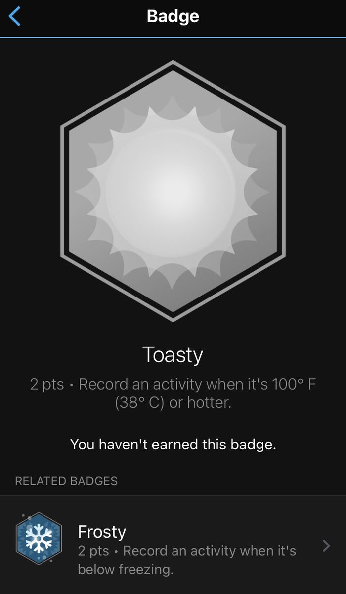 kd3ll's tweet photo. @GarminUK is this badge even possible considering we are all melting in the UK today at 30°c? https://t.co/LVvwdnI3vq