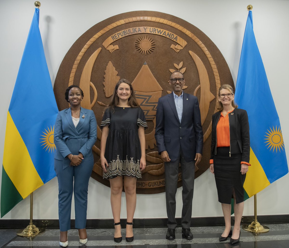 Thank you H.E.  President Kagame and Minister Ingabire for hosting the global ICT community here in Kigali where we charted a new path to connect the unconnected. #ITUWTDC #LeaveNoOneBehind