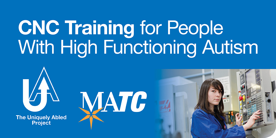 matcmilwaukee's tweet photo. The Uniquely Abled Academy, designed to provide individuals with high-functioning autism the hands-on training and high-tech skills for a CNC operator, has openings for the Fall 2022 cohort. Learn more at a virtual info session Monday, June 27, 5 p.m.: https://t.co/Xedvn1bIXH https://t.co/a1c9HvIHiM