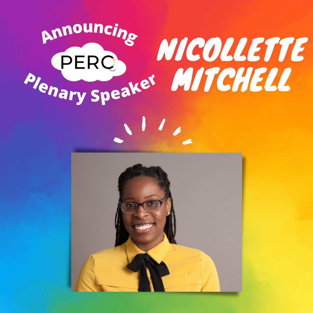 We’re proud to announce another PERQ Plenary speaker, Nicollette Mitchell! <a href="/TheFutureDrNico/">Nicollette Mitchell</a> 

Her bio is in the comments! 🌟