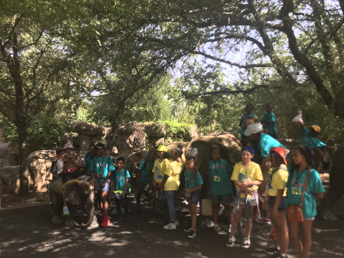GT campers at the Dallas Zoo!!