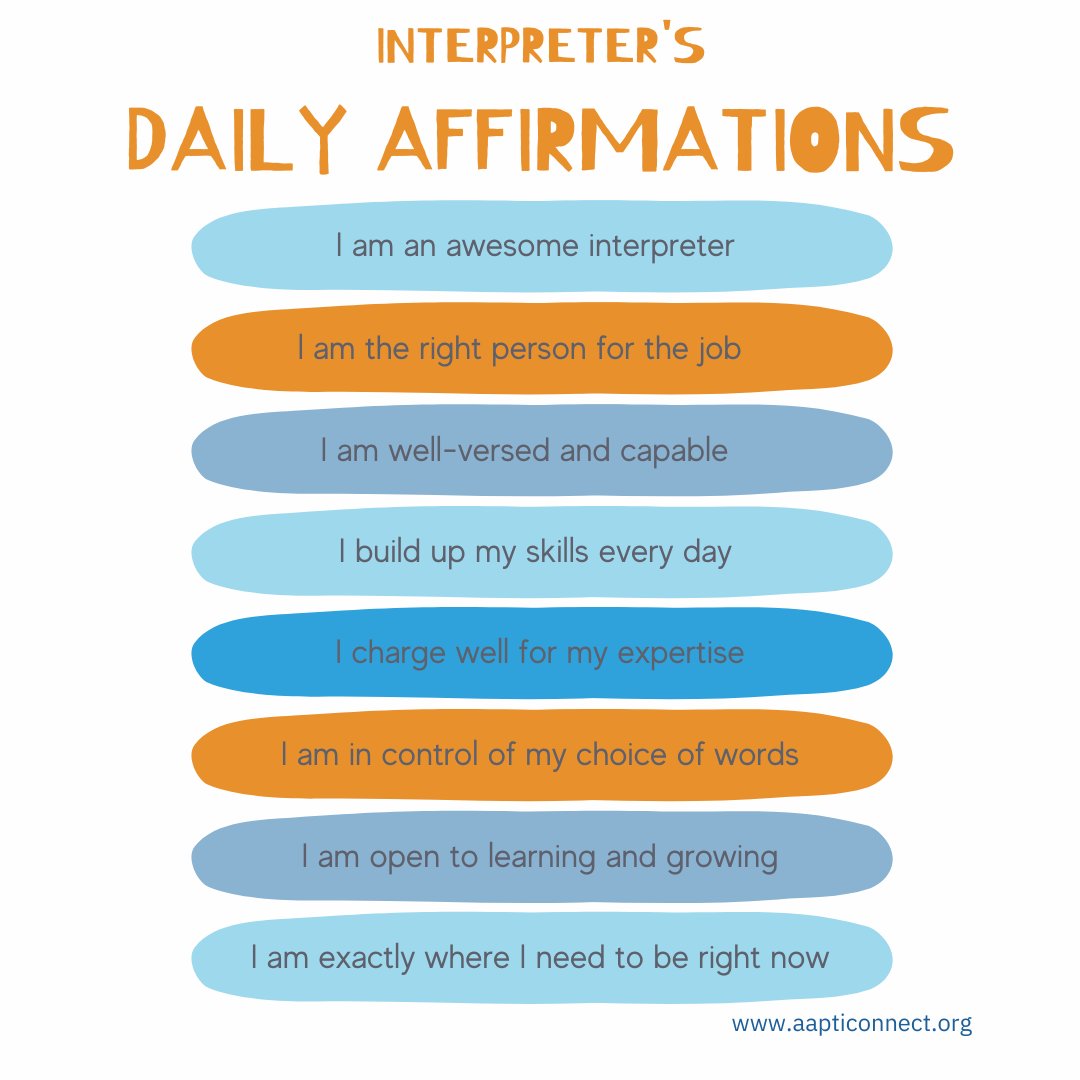 Interpreters: Take a deep breath. Warm up your voice. Read this often. #1nt #interpreters #medicalinterpreters #courtinterpreters #conferenceinterpreters #educationinterpreters #confidence