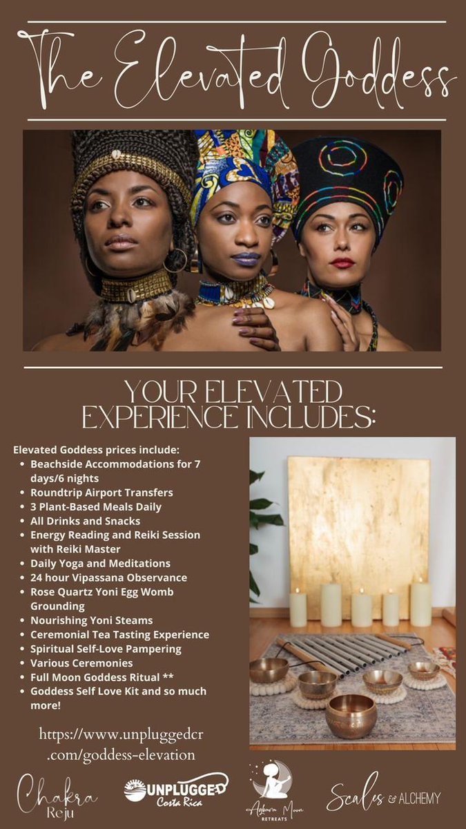 AlchemyScales's tweet photo. Heyyy Queen! ✨  Join us on Playa Costa de Oro, Guanacaste, Costa Rica Nov. 4 - 10, 2022!

Reserve your space in one of our beautiful bungalows before June 22, 2022 to take advantage of the special early-Goddess pricing!

https://t.co/StcD2oI6NW https://t.co/TxRkgOmrER