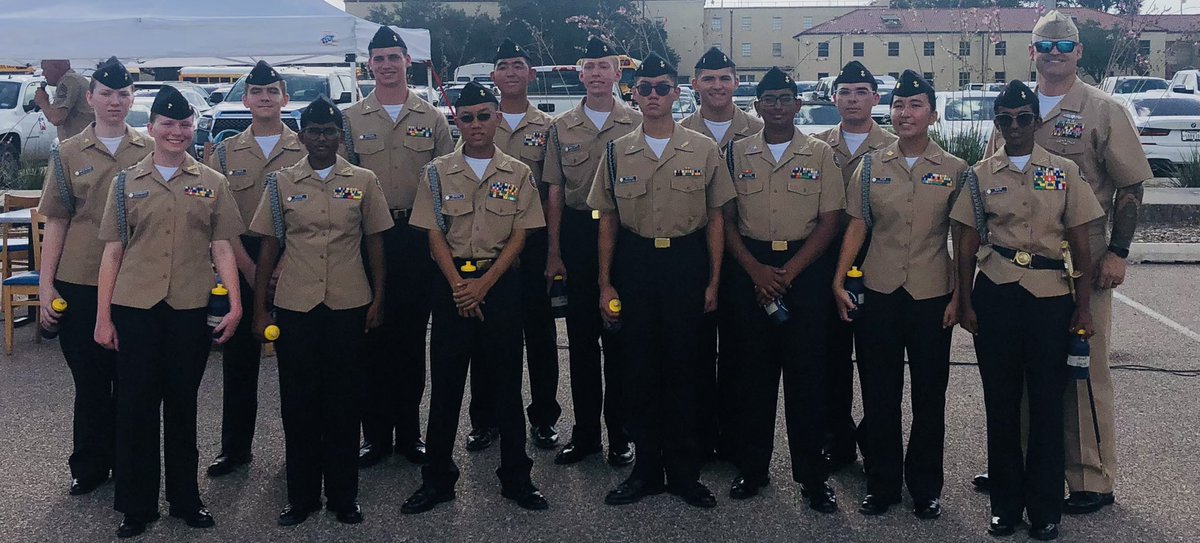ClementsNJROTC's tweet photo. CHS NJROTC Leadership Academy graduates for 2022. Congrats to all and especially Cadets Emily Kus and Joshua Sun on being 2 of 8 cadets chosen as Honor Cadets for their platoons! https://t.co/nZDEACU62M