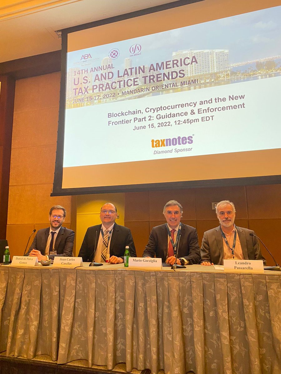 Mario Gorziglia, socio de Prieto, se encuentra en Miami participando de la Conferencia Tributaria organizada por la International Bar Association (IBA), American Bar Association (ABA) e International Fiscal Association (IFA).