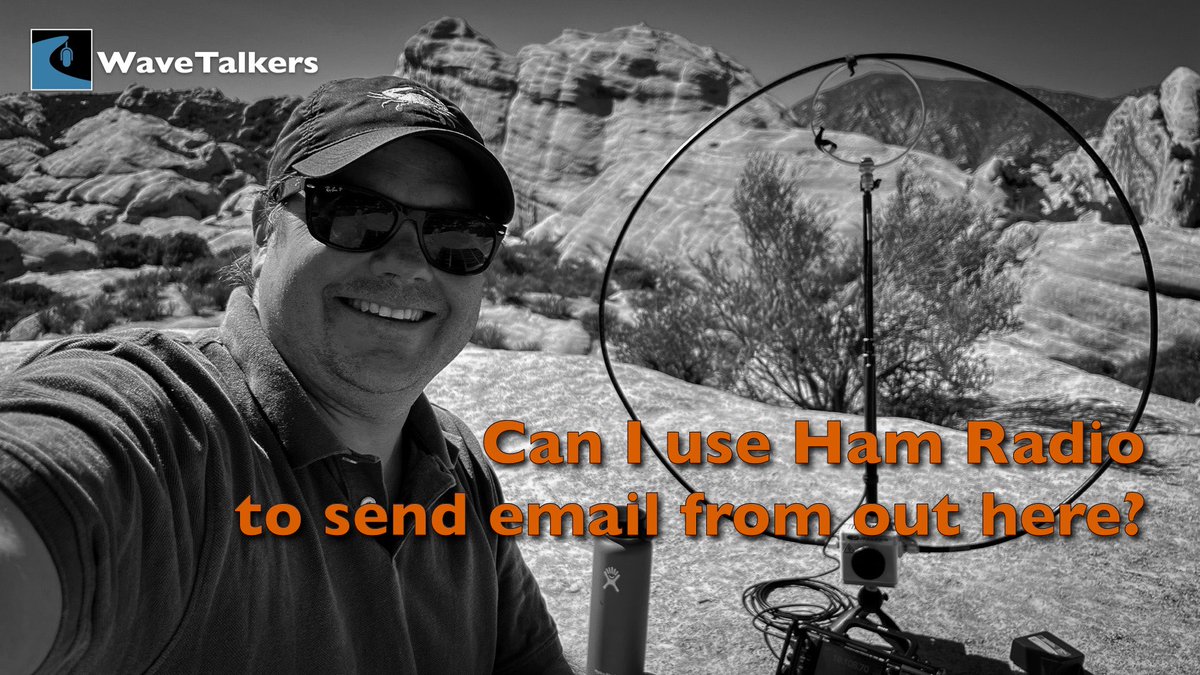 wavetalkers's tweet photo. Can I use Ham Radio to send email from here?

Come along with W6AH as he hikes out to Piedra Blanca in Los Padres National Forest to send a Winlink Check-In

https://t.co/qXSqG6D5sl

#hamradio #hamr #winlink #pota #wavetalkers https://t.co/kZuf37kiF8