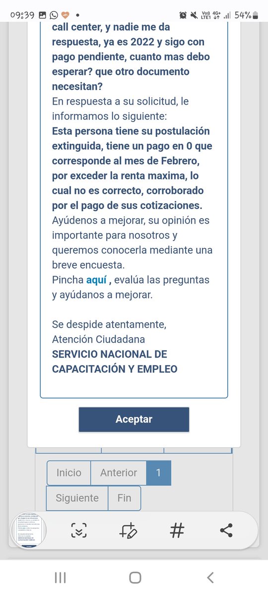 caaamimanri's tweet photo. @SenceChile @Domi44189091 @Sence_RM @MinDesarrollo @GobiernodeChile Cuántos meses más esperando estas supuestas actualizaciones?? Ya llevo 9 meses en esto y ni siquiera dan respuestas cuerdas https://t.co/qqt6r1efne