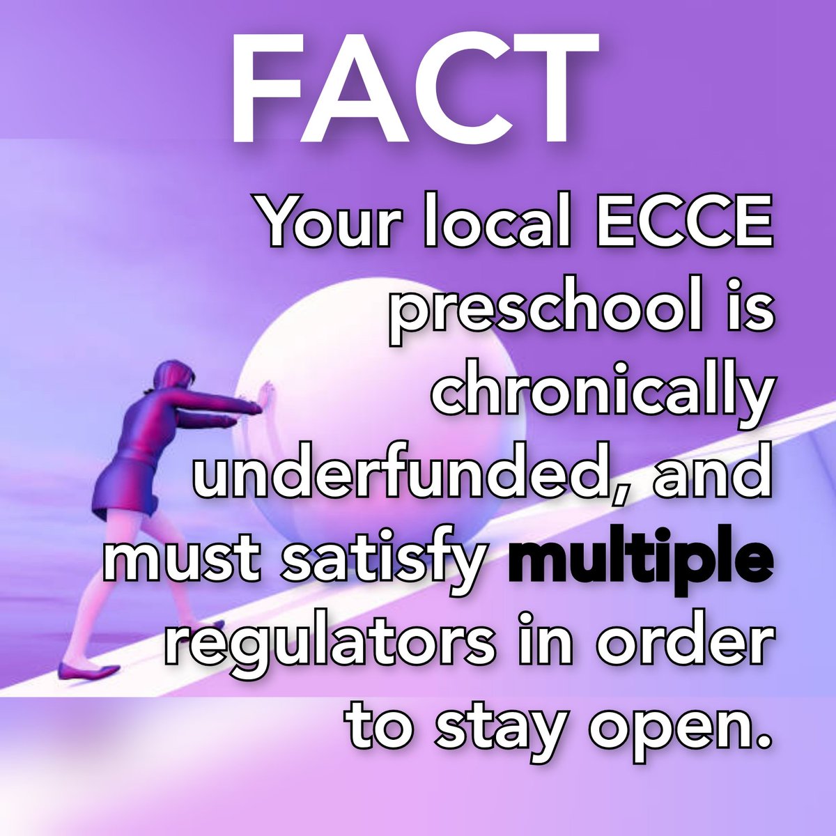 Direct costs are not the only problem #ECCE Preschools face. The amount of unpaid man hours that are spent on admin is ridiculous. Hundreds of exhausted service owners out there, still up at midnight doing paperwork to ensure compliance. <a href="/Kathleensf1/">Kathleen Funchion SF</a> <a href="/ReadaCronin/">Réada Cronin TD 🇮🇪🇵🇸</a> @BernardDurkanTD