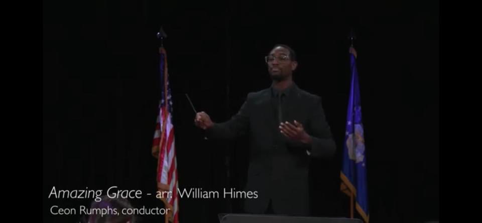 AA_Eagles's tweet photo. Congrats to AAE alum, Ceon Rumphs, on the distinguished honor of conducting the renowned #USAirForceBand as part of the @NatBandAssoc’s Young Composer &amp; Conductor Mentor Project. Ceon begins his doctoral program at #MichiganState this fall. @aae_band @ghsmob @GISDArts https://t.co/9GY1ooT6pz