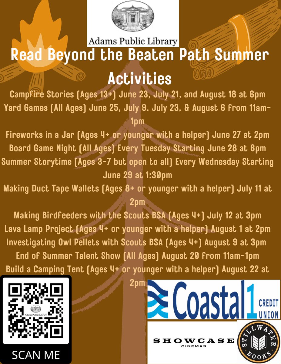 CentralFallsLib's tweet photo. It's #FreeBookFriday! The free book table is in the young adult room, and the books are free and available while the library is open. Today I'm highlighting our #ReadBeyondTheBeatenPath #SummerReadingProgram. Sign up today! #CentralFalls #CentralFallsRI #CF #RISummerReading #Read https://t.co/N1JxuT7F7U