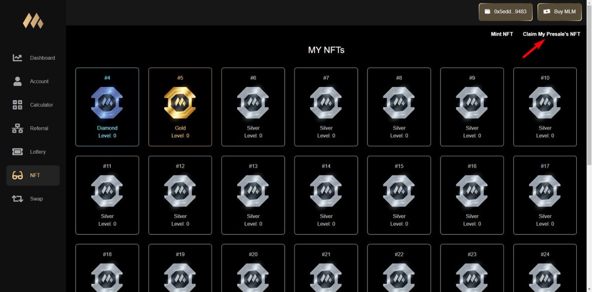 MultiFiProtocol's tweet image. 🔥Congratulations to those who have qualified for a free NFT from Multi Finance Protocol🔥

👇 Below is the winners NFT list, please check and notify us if there are any errors.

✅docs.google.com/spreadsheets/d…

✅You can claim NFT now at multifinance.io/app
#MultiFinance $MLM #NFT