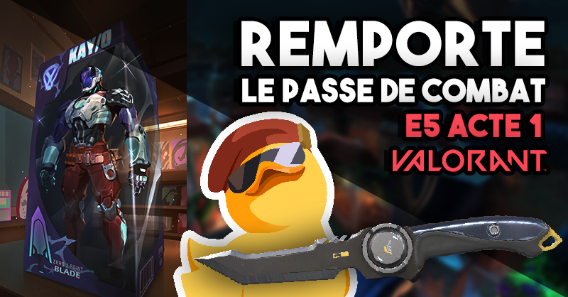 🎁JEU CONCOURS 🎁

Tente de gagner le passe de combat de l'acte 1 épisode 5 de Valorant ! #VALORANT 
 
Pour participer:
➡ Follow <a href="/AzleTV/">Azle</a>
➡ RT ce tweet
➡ Liker ce tweet

Tirage au sort Samedi 25/06: x2 gagnants !

Bonne chance ! 🍀
