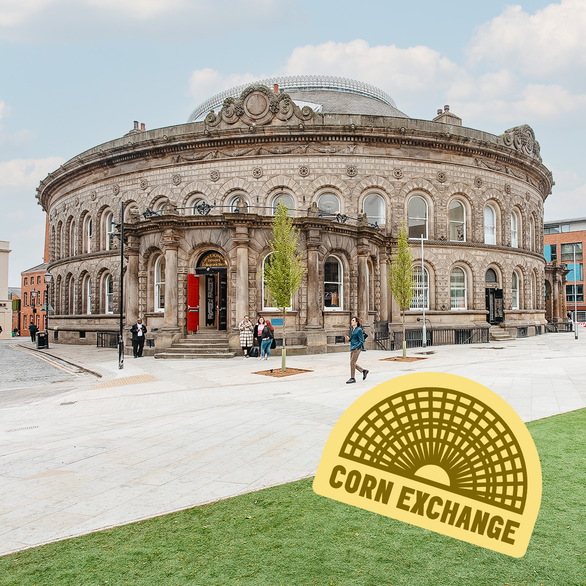 ICYMI. We unveiled the incredible new #CornExchange Square last month, and you lot have been loving our new landscape so far. Keep your eyes peeled for lots of exciting things coming your way fresh from the square 🎉 #Leeds #LeedsCornExchange