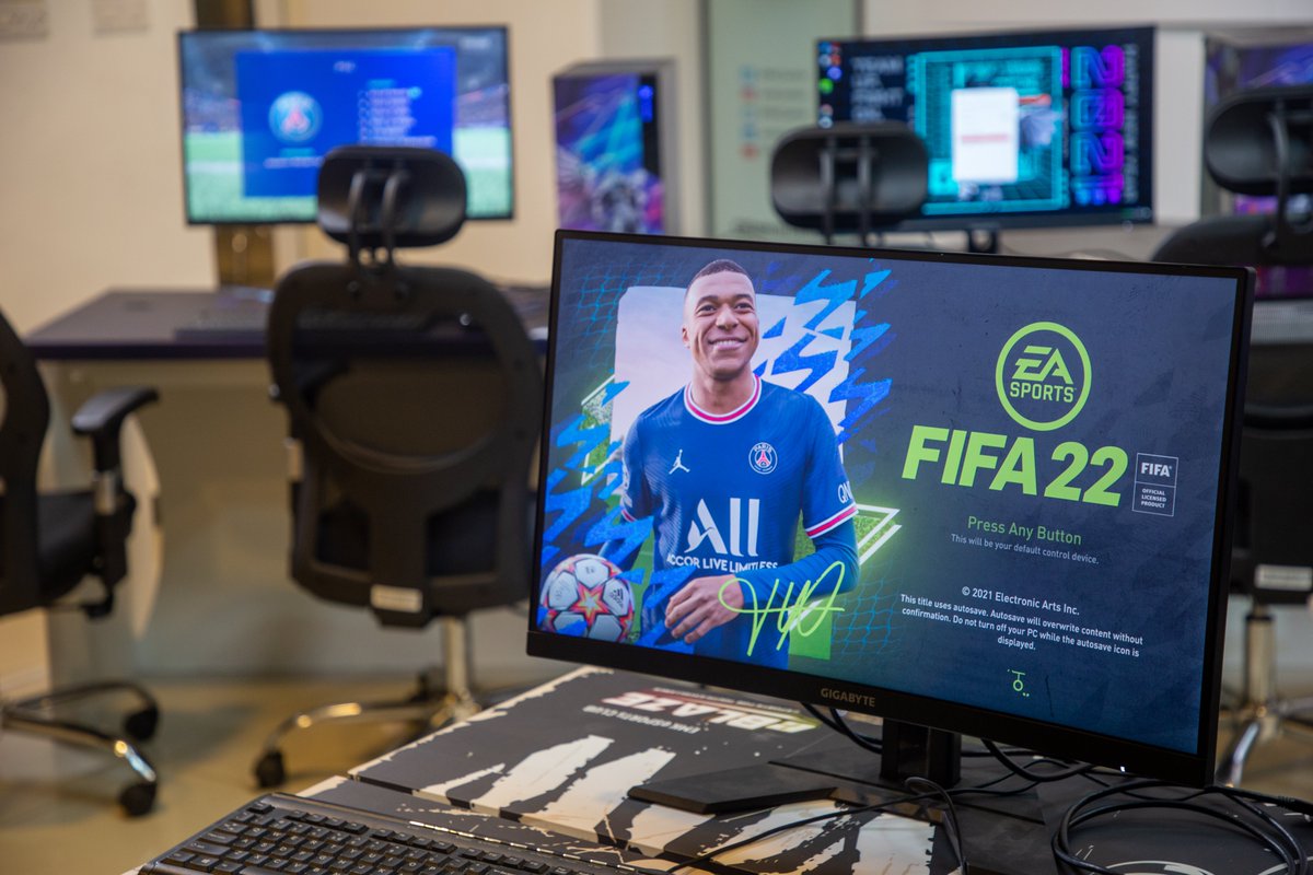 EMKCenter's tweet photo. We're all set to go! The time has come.
The game gets underway at the @EMKCenter tomorrow at 11:00 a.m.

#emkcenter #eblaze #esports #tournament #fifa #fifa2021 #espoertstournament #dhaka #bangladesh #student #youth #gaming https://t.co/ynuopyhv38