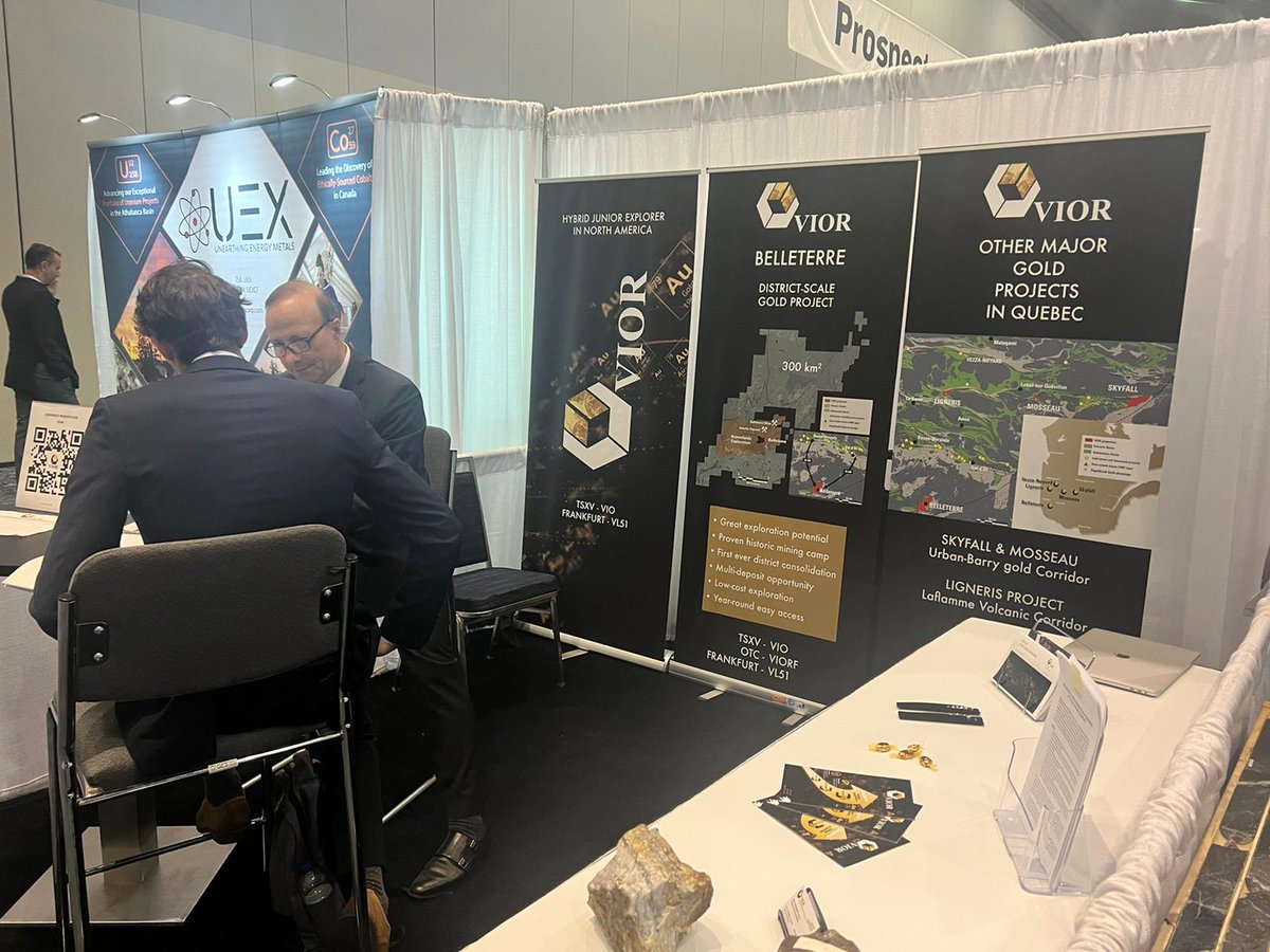 SEMVior's tweet photo. That's a wrap for a very well attended #pdac2022.
$VIO.V had many productive meetings and it was great to see everyone again. In case you missed us, DM/email if you want to talk.
#VIORF #VL51 #VIO https://t.co/oA9hiBkGv6
