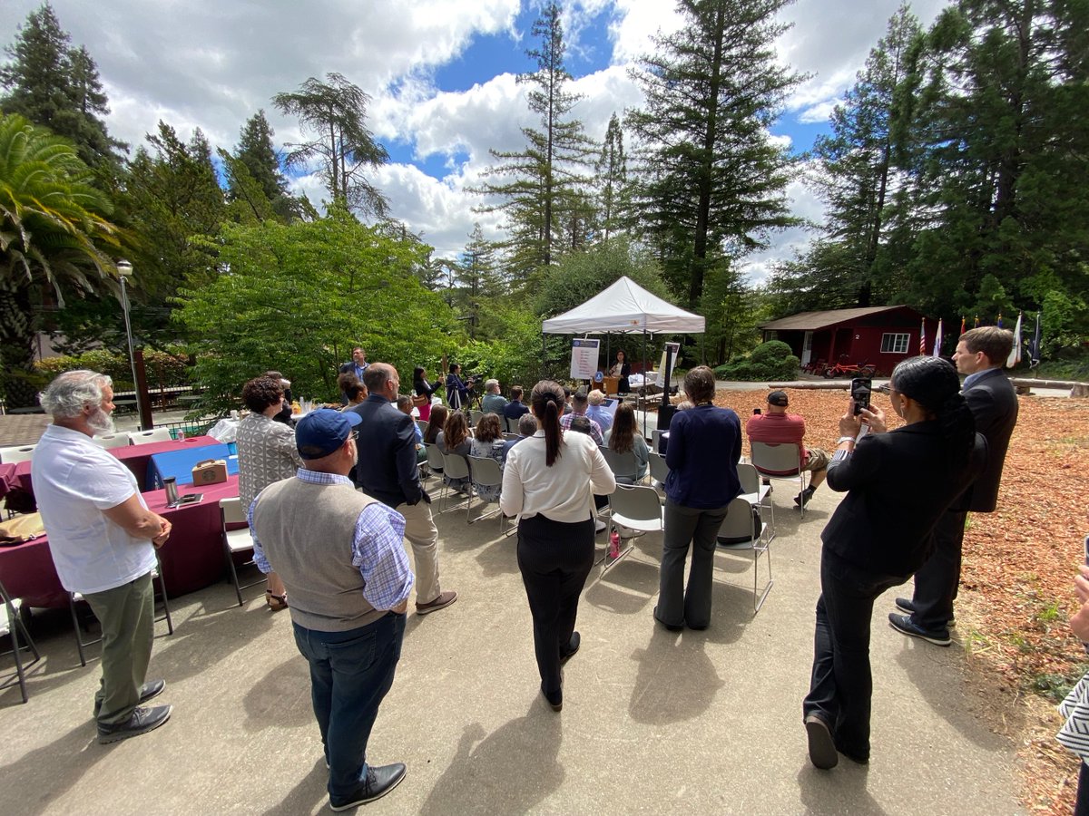 CAbcsh's tweet image. It takes a Village! 

At the Veterans VIllage Homekey site, Sec @LCastroRamirez joined @AsmMarkStone, @SCCounty Sup @RyanCoonerty, @CityofSantaCruz Mayor, @SenJohnLaird, Santa Cruz Housing Authority &amp;amp; others to see the impact of joint efforts to care for our unhoused neighbors.