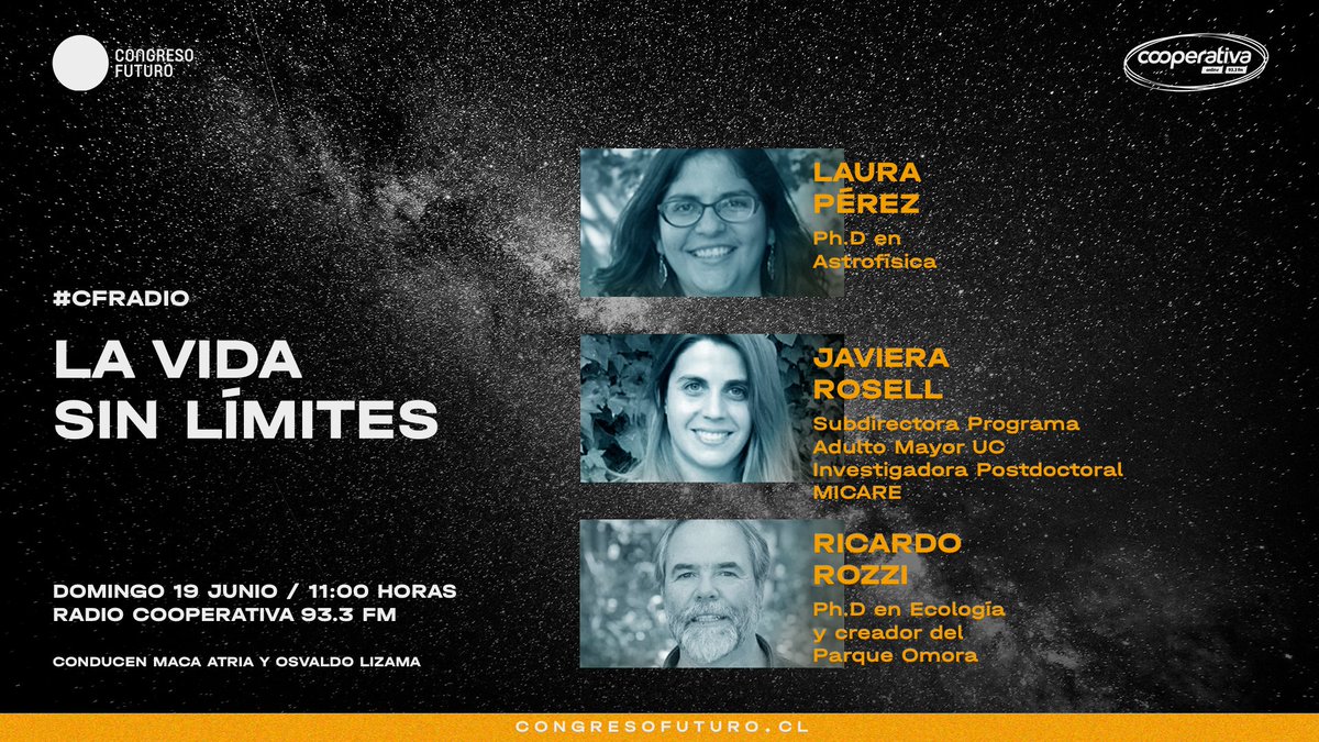 congresofuturo's tweet photo. Este domingo en #CongresoFuturo, ciencia para todos; hablaremos con la Ph.D en Astrofísica, Laura Pérez, sobre el mapeo de la Vía Láctea, el nuevo telescopio James Webbs y el fin del #universo 👇 https://t.co/AEkK0chvEF