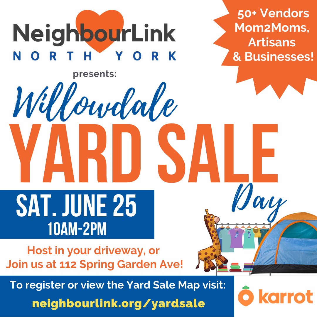 TargetClimate's tweet photo. Sat. June 25, Willowdale Yard Sale https://t.co/VzDCjJE01C