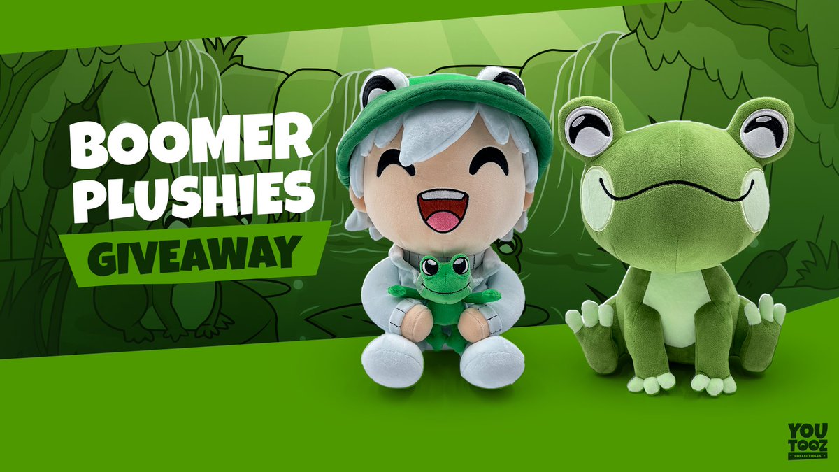 BoomerNA's tweet photo. 🐸 GIVEAWAY 🐸
RT + Follow @youtooz to get a chance to win a Mini Bedwars CEO or Frog Plushy! A winner will be chosen and announced on June 21st when they drop! GOODLUCK :D https://t.co/peB5SoNGSw
