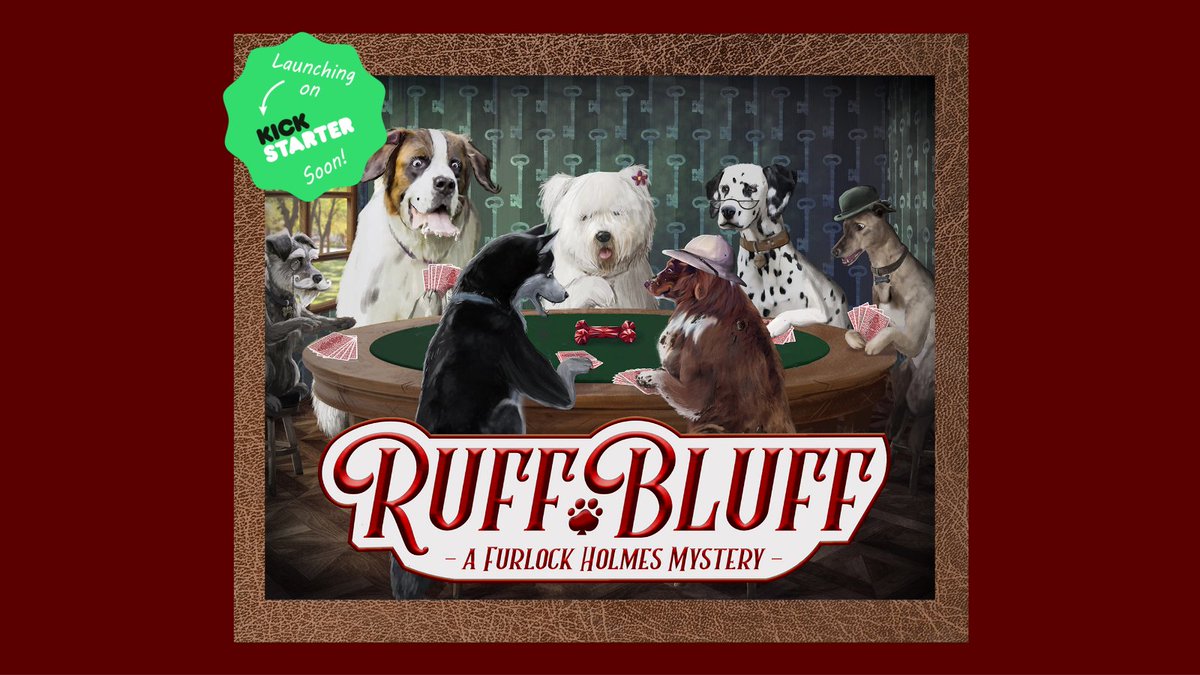 PlayTrapped's tweet photo. Do you love puzzles? Or dogs? Or dog-themed puzzles? Then you'll love our newest Trapped Takeout! Head to our Kickstarter page to sign up for updates on this pup-tacular experience: https://t.co/Flxo7gPLjg
#dogsoftwitter #puzzles #Kickstarter #trappedtakeout #ruffbluff https://t.co/gI6f1ayIxe