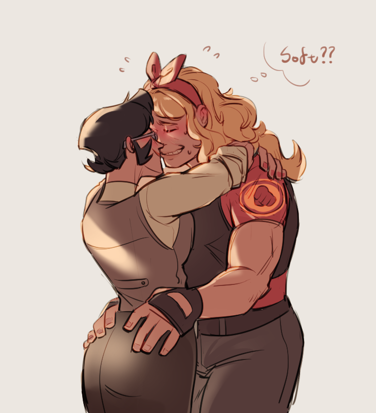 fknIDQX3qwUZbeK's tweet photo. 💊🥪
#tf2 #tf2fmedic #tf2heavy #femaleclasses #heavyxmedic https://t.co/62vc5SBdzT