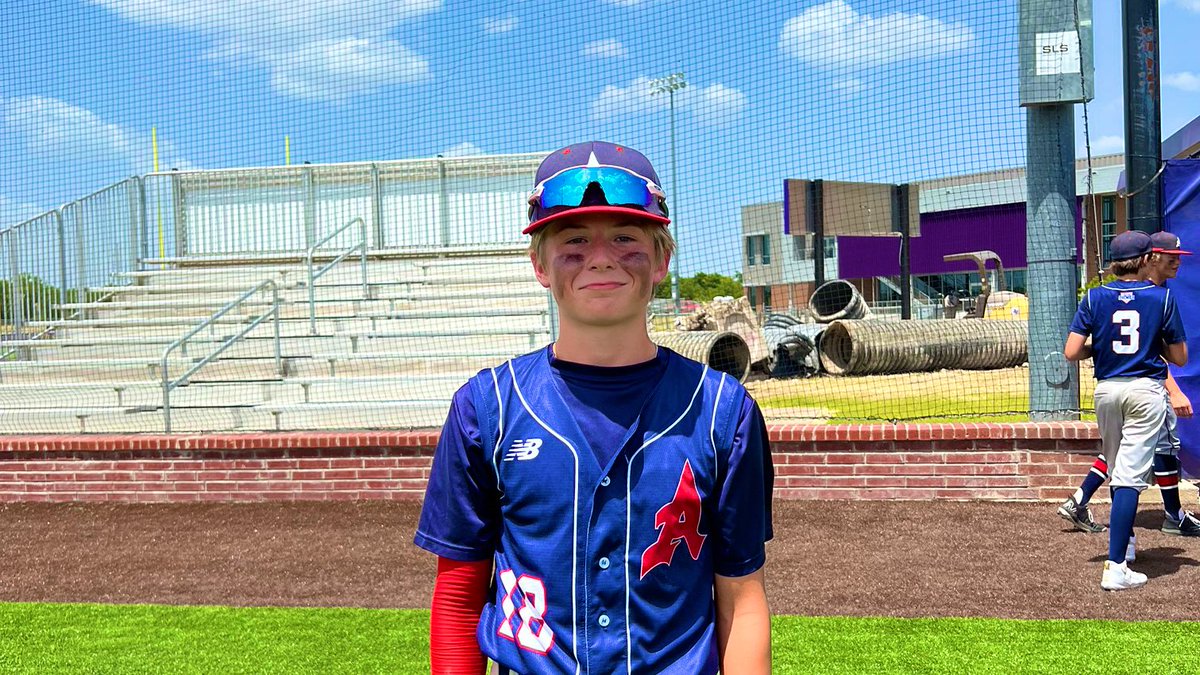 texas_scouts's tweet photo. Texas Scouts Association
Player of the Game

Jake Hayes helped his team to a victory today with a big 2 RBI single that tied the game 2-2 in Top of the 3rd!

@arlingtonas1988 
@GAPTTournaments https://t.co/kdIs5n0qBR
