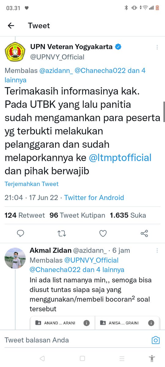Setelah diselidiki ternyata pengambilan gambar ini terjadi di UPNV Yogyakarta. Berdasarkan penemuan kak Zidan dan stiker di ruangannya. UPNV Yogyakarta juga sudah merespon ini. Tapi kemudian..