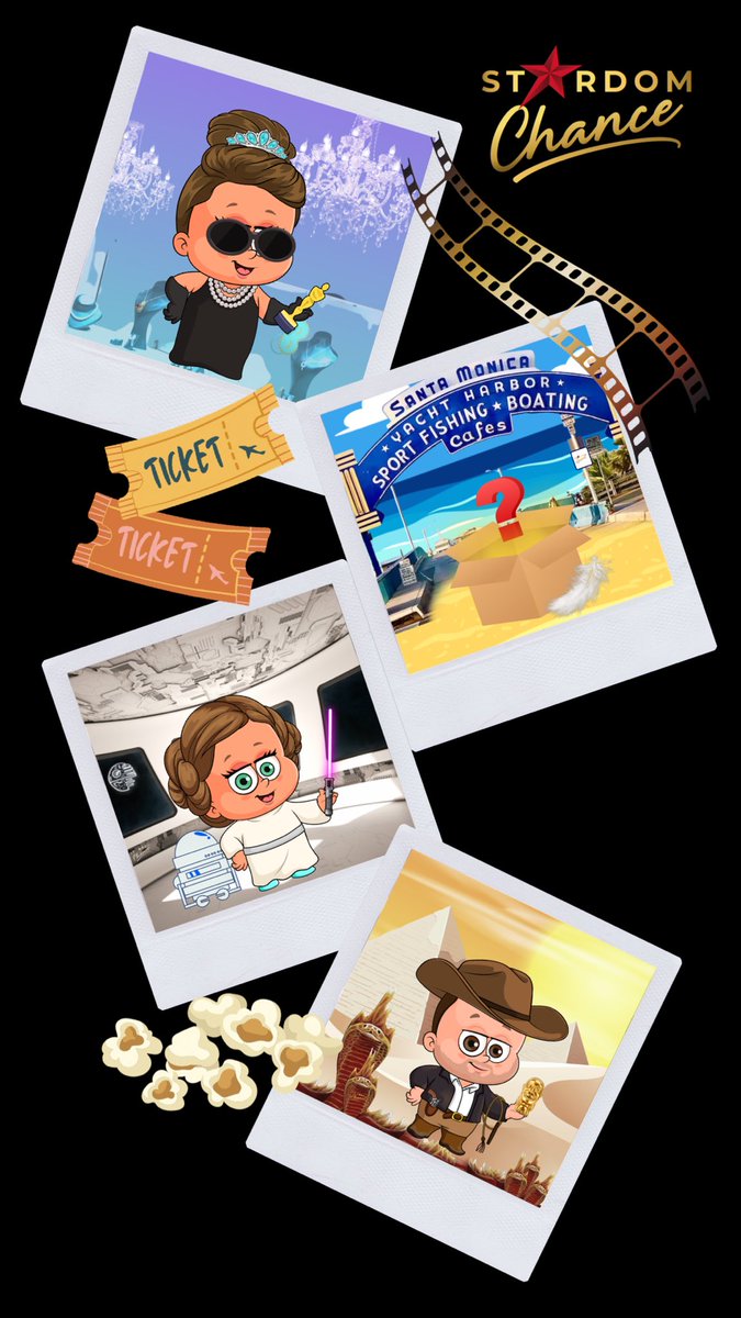 Edubadger's tweet image. JUNE 2022 is STARDOM 💫 CHANCE MONTH. Did you ever want to be a part of a Hollywood Production, go behind the scenes during taping, see a movie premiere?  You will want to check out Stardom Chance #NFT’s for these opportunities and more.