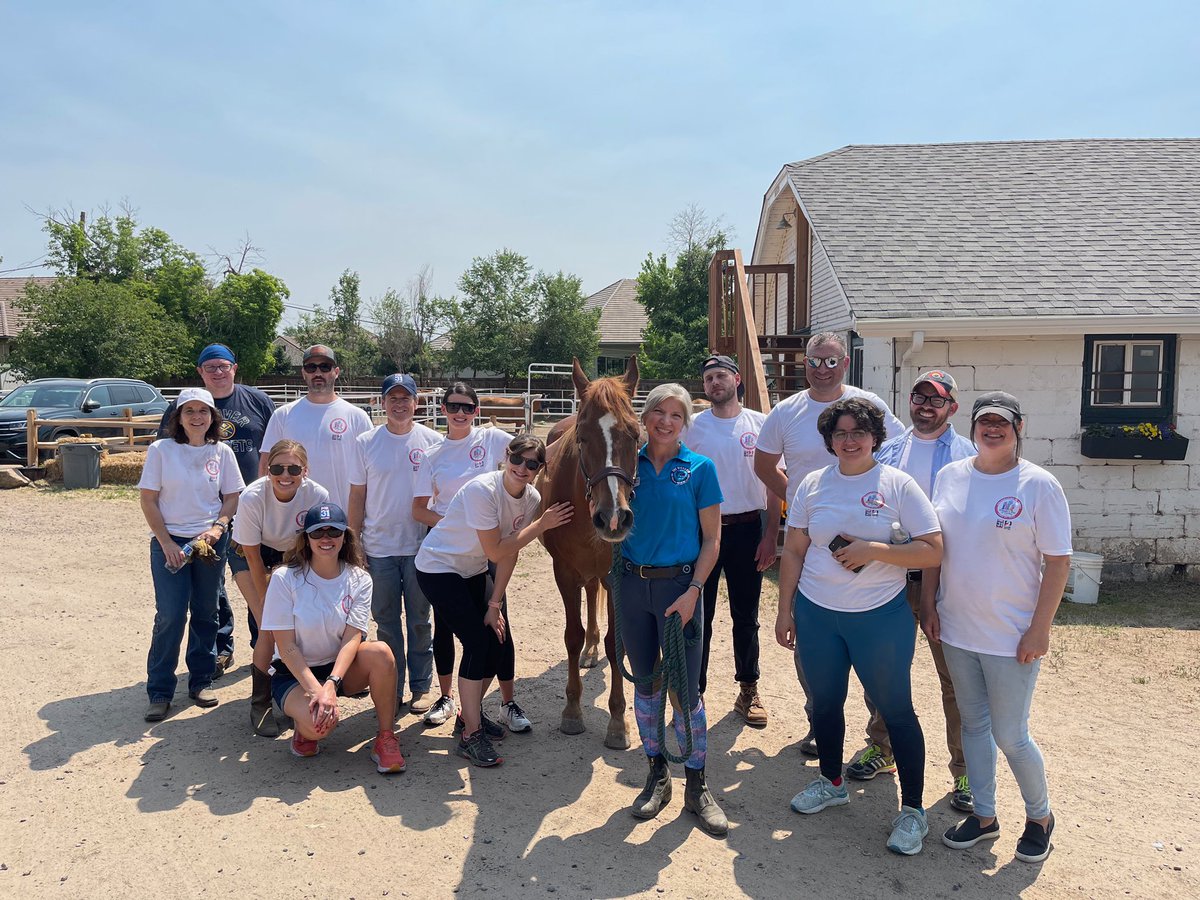 Spent this AM helping around the barn and cleaning out horse stalls at The Right Step for Nexstar’s Founders Day of Caring 🐎 
This org. does so much good for the community through their therapeutic riding program! It was great to help them out today #nexstarnation #nexstarcares