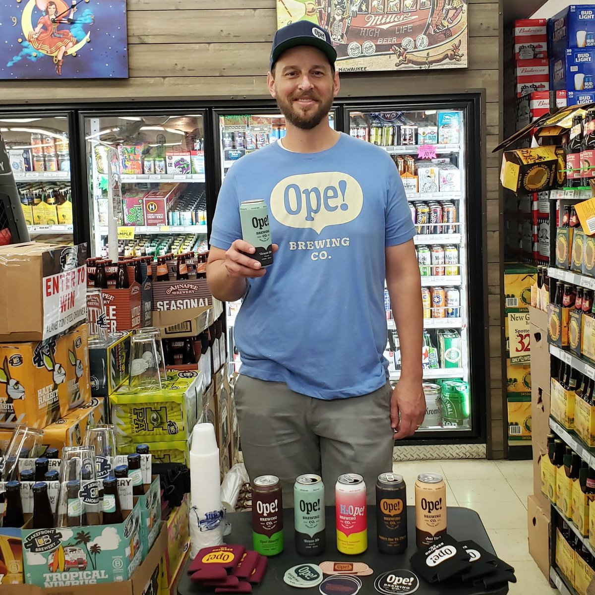 Stop in today until 6pm to meet John Onopa, from one of the newest West Allis breweries - <a href="/OpeBrewingCo/">Ope! Brewing Co.</a> - and try through a few of his tasty, tasty samples!