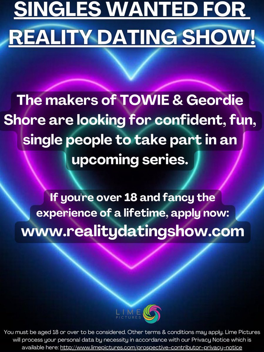 Apply at realitydatingshow.com